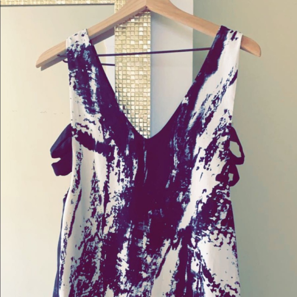 sawyer black and white semi-formal dress